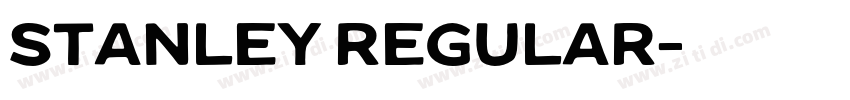 Stanley Regular字体转换